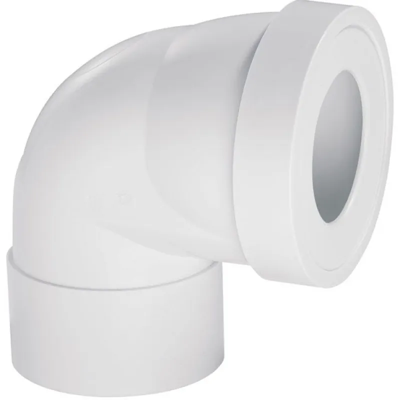 Discount WIRQUIN Pipe WC rigide courte coudée femelle Ø100mm