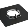 Online Plaque de propreté 400 x 400 mm noire Ø180mm