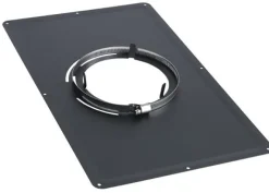 Best TEN Plaque de propreté 300x500 noire Ø125mm