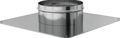 Best TEN Plaque d'étanchéité inox 350x350 Ø125mm