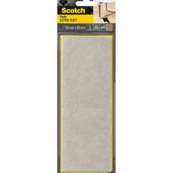Discount SCOTCH Plaque feutre laine adhésif 215x80mm beige