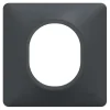 Best SCHNEIDER Plaque 1 poste Ovalis anthracite