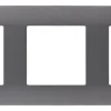Hot ZENITECH Plaque 3 postes artezo titanium