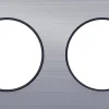 Hot Plaque 2 postes touch Odace aluminium