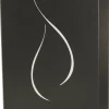Hot TEN Plaque protection murale 860x1200mm noir flamme