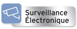 Discount CHAPUIS Plaque signalétique "Surveillance électronique"