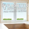 Outlet Plaquettes anti-mouches adhésives (x4)