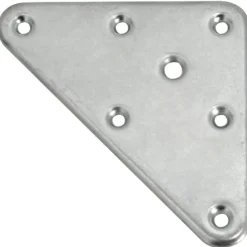Discount Platine de fixation M8 acier zingué 90x90x120mm