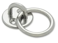 Clearance Platine fixation ronde avec anneau mobile (x2)