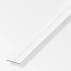Outlet ALFER Plat 15,5x2mm PVC blanc 1m