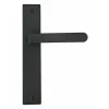 Clearance Poignée de porte Onyx bec de Cane zamak noir mat 195mm