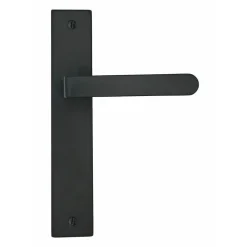Clearance Poignée de porte Onyx bec de Cane zamak noir mat 195mm