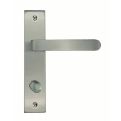 Outlet Poignée de porte Onyx condamnation zamak satiné 165mm