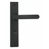 Sale Poignée de porte Onyx condamnation zamak noir mat 195mm