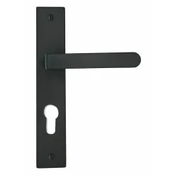 Clearance Poignée de porte Onyx cylindre zamak noir mat entraxe 195mm