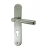 New Poignée de porte sur plaque city zamak cylindre 195mm