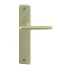 Outlet Poignée de porte sur plaque gets alu champ. sans trou 165mm