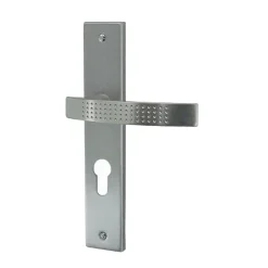 Hot Poignée de porte sur plaque monza zamak cylindre 195mm