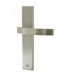 Online Poignée de porte sur plaque monza zamak sans trou 195mm
