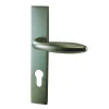 Online Poignée de porte sur plaque Plagne alu Cylindre 195mmmm
