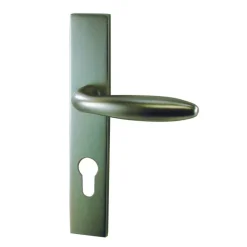Online Poignée de porte sur plaque Plagne alu Cylindre 195mmmm