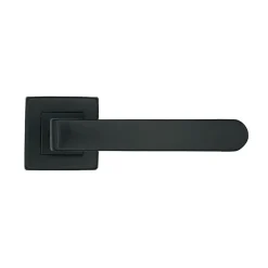 Outlet Poignée de porte sur rosaces Onyx zamak noir mat
