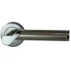 New Poignée de porte sur rosace victoria zamak/acier satiné