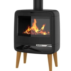 Sale SUPRA Poêle à bois Kris anthracite