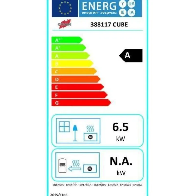 Best GODIN Poêle à bois Le Cube 6,5 kW