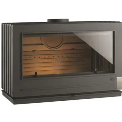 Hot INVICTA Poêle à bois Preston en fonte anthracite
