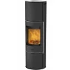 Best Poêle à bois Rondin Verre noir/dessus verre FIREPLACE