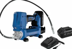 Discount SCHNEIDER Pompe à graisse 20v 690 bars + 1 bat 2ah + 1 bat 4ah + charg