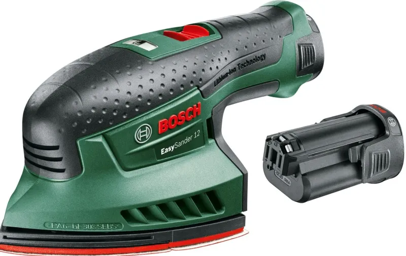 Sale BOSCH Ponceuse multi sans fil EasySander 12 2 batteries 12V