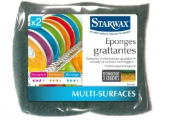 STARWAX Éponge grattante multisurfaces (x2)