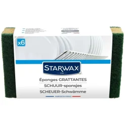 Clearance Éponges grattantes pour surfaces peu fragiles (x6)