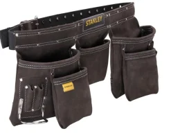 Best STANLEY Porte outils cuir double ceinture