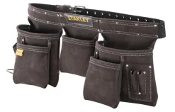 Best STANLEY Porte outils cuir double ceinture