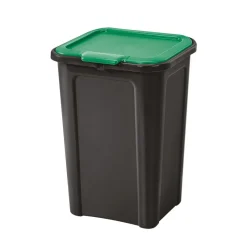 Clearance Poubelle de recyclage Cover Line 45L couvercle vert