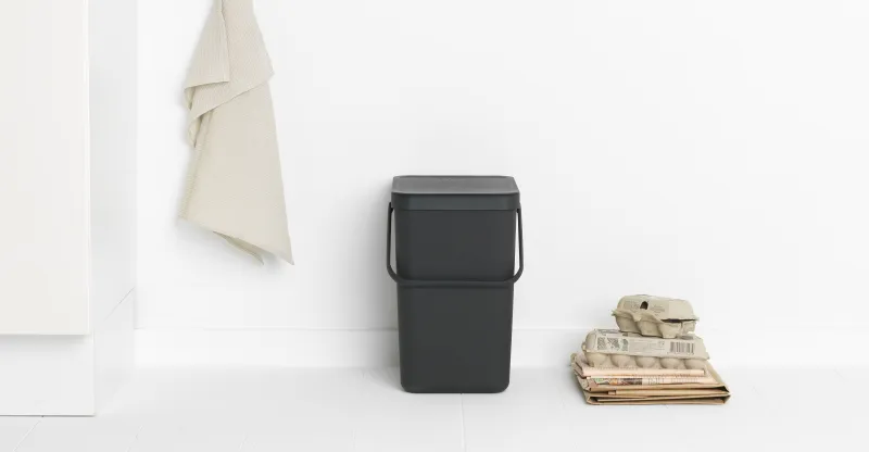 Outlet Poubelle Sort&Go 25L gris anthracite