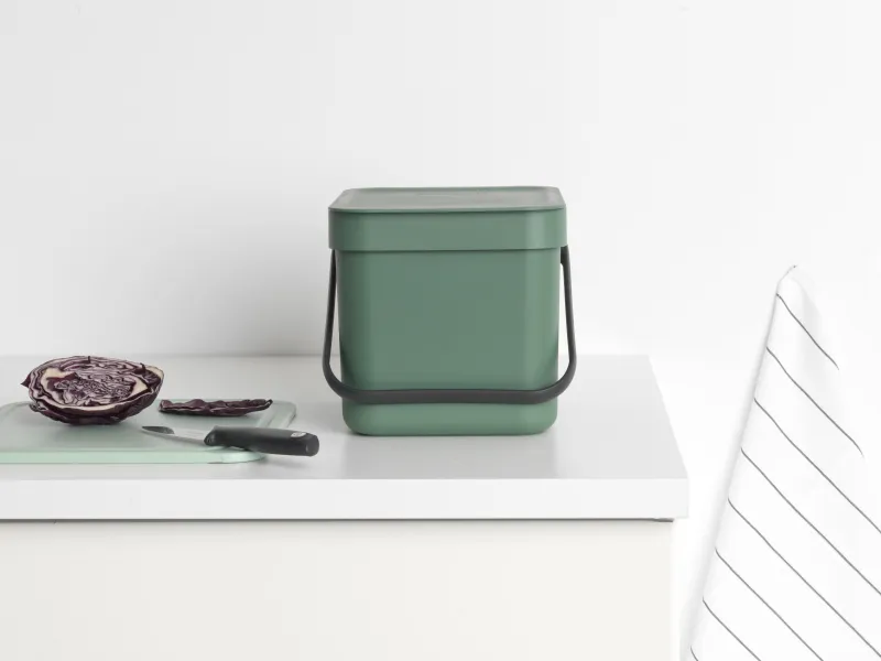 Hot Poubelle Sort&Go 6L vert foncé