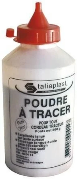 New TALIAPLAST Poudre à tracer - 360g rouge