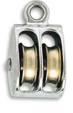 Clearance CHAPUIS Poulie 2 galets Ø36 mm à oeil fixe