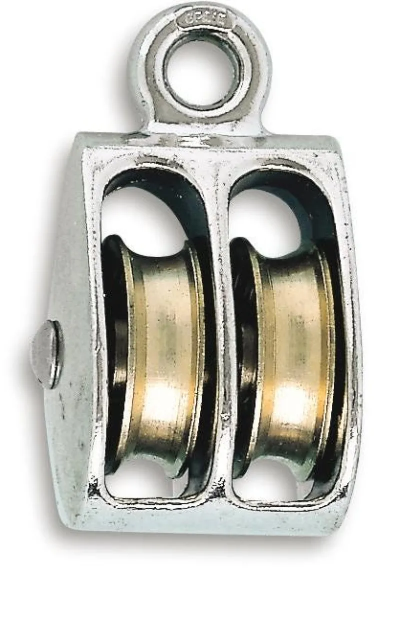 Clearance CHAPUIS Poulie 2 galets Ø36 mm à oeil fixe