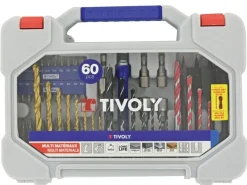 Hot TIVOLY Pour le perçage multi-matériaux et le vissage 60 pièces