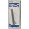 Poussoir de porte à encastrer 12x80mm plastique gris (x1)