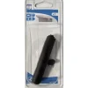 Discount Poussoir de porte à visser plastique noir 15,5x16x89mm (x1)