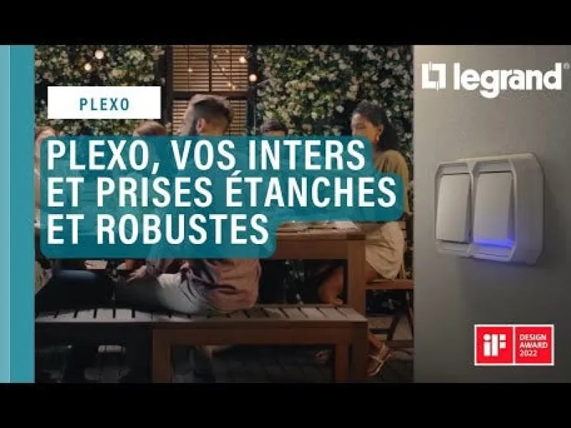 Outlet LEGRAND Prise de courant avec terre étanche à volet Plexo 16A 250V