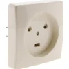 Discount ZENITECH Prise à encastrer 20A 2 pôles + terre 16A