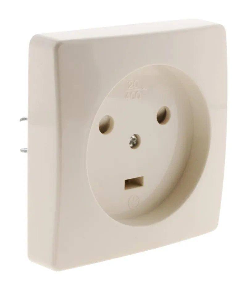 Discount ZENITECH Prise à encastrer 20A 2 pôles + terre 16A