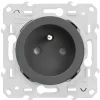 Outlet SCHNEIDER Prise Odace 2 pôles + terre anthracite